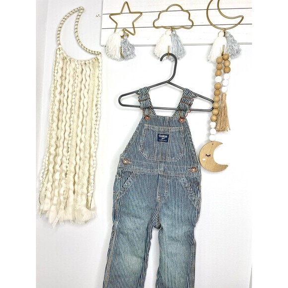 OshKosh B'gosh Other - 12-18 Oshkosh Overalls Pinstriped Navy and White